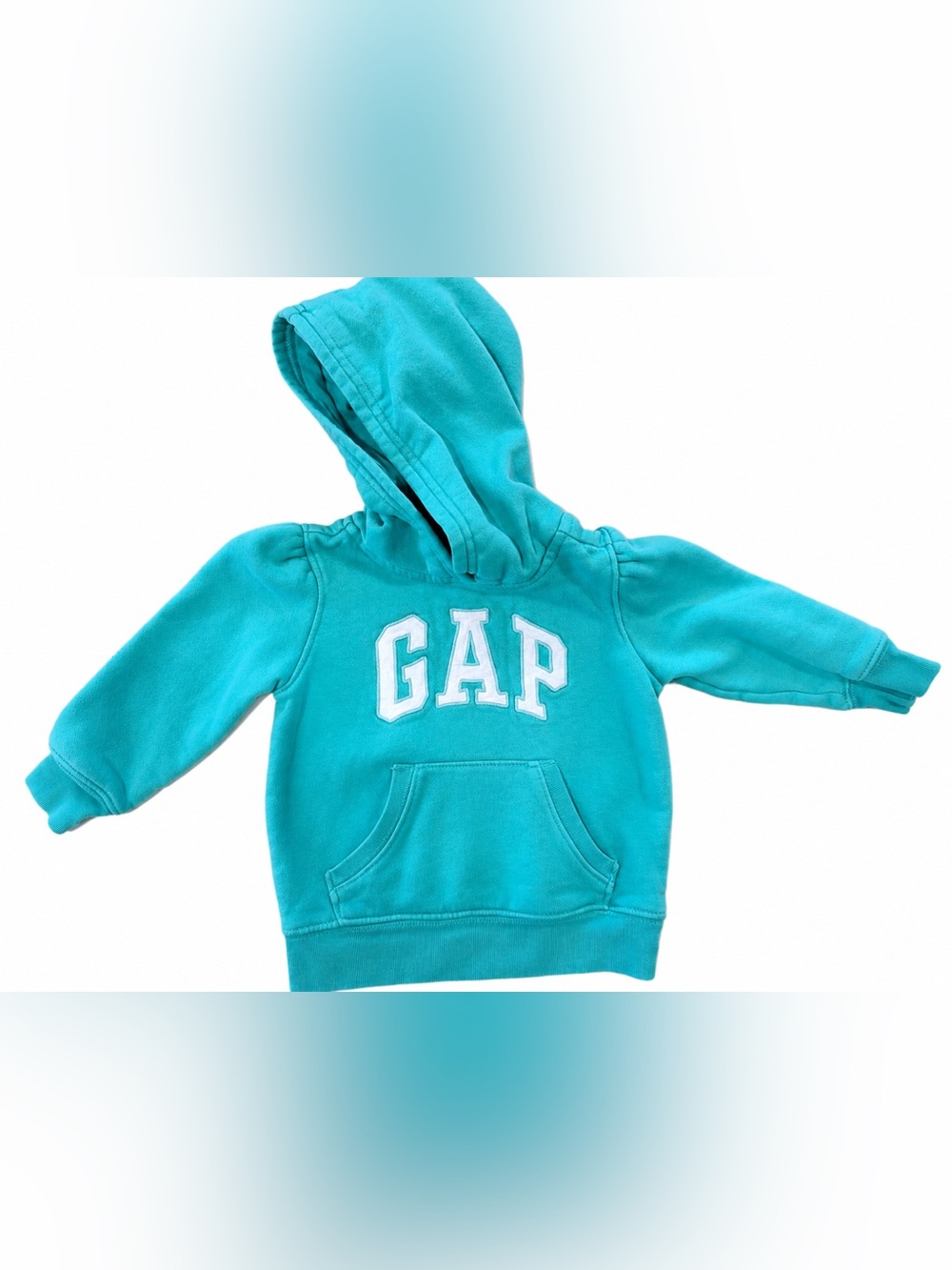 GAP Bright Teal Hooded Sweatshirt for Kids
